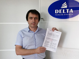 疫情当前国际市场销量依然稳步增长，伟德体育乌克兰代理商DELTA公司再订三台镭豹360卓越型洗护一体机
