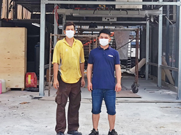 疫情时刻彰显伟德体育精神，杭州伟德体育安装工程师顺利抵达马来西亚吉隆坡