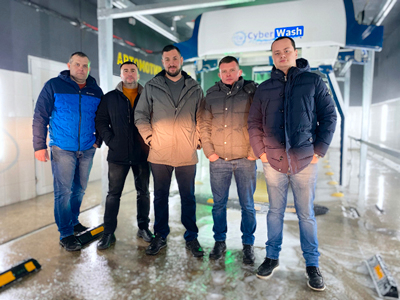 海外用户案例,伟德体育洗车机在乌克兰第聂伯罗(Dnipro)1安装完成投入使用