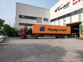 海外发货现场,镭豹360卓越型洗护一体机发往希腊PAPATHANASIOU ARGIRIS公司