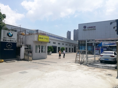 用户案例,镭豹360锐意型洗车机在浙江省宁波市龙驰名车维修公司安装完成交付使用