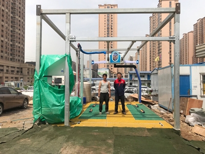 用户案例,镭鹰X1洗车机在山西省太原市宇成洗车行安装完成交付使用