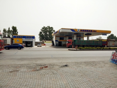 用户案例,镭豹360锐意型洗车机在河北省沧州市龙华店加油站安装完成交付使用