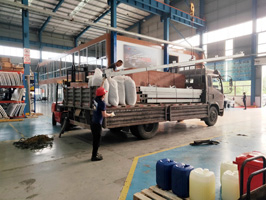 发货现场,镭豹360锐意型炫彩镀膜风干一体机发往湖北省宜昌市车友汇汽车服务