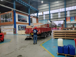 发货现场,镭豹360锐意型炫彩镀膜风干一体机发往广西省南宁市