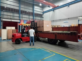 发货现场,镭豹360锐意型炫彩镀膜风干一体机发往江苏省常熟市