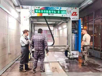 海外用户案例,镭翼DG在俄罗斯圣彼得堡Smart wash安装完成