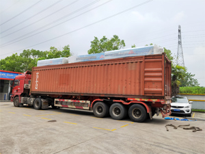 海外发货现场，三台镭翼DG仿形智能升降式高压无接触洗车机发往韩国首尔