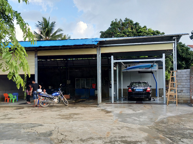 镭鹰S90用户案例:海南省万宁市海函洗车场