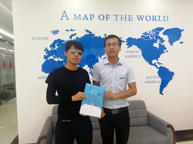 好品质订单源源不断,贵州省黔东南阳总来厂订购一台镭鹰S90风干型洗护一体机