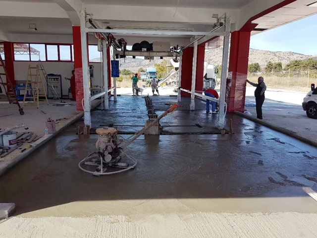 镭豹360洗车机在希腊的安装现场