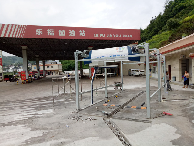 镭豹350用户案例，贵州省六盘水盘县乐福加油站