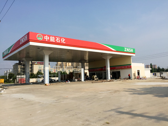 镭豹350用户案例，江苏省扬州市中能石化加油站