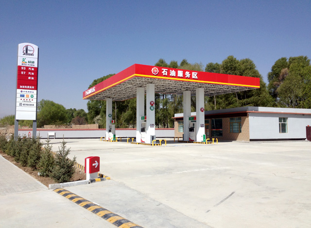 镭豹Sword X1用户案例：青海省海南州贵德县中国石油服务区加油站
