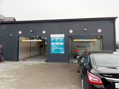 海外用户案例,两台镭豹360卓越型洗车机在俄罗斯加里宁格勒安装完成投入使用