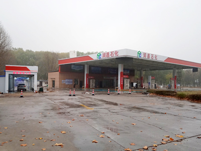 用户案例，镭鹰S90洗车机在河南省濮阳市濮阳县润昌石化加油站安装完成