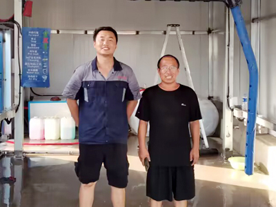 用户案例，镭豹360锐意型洗车机在河北省秦皇岛市卢龙县洗安装完成交付使用