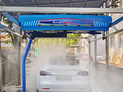 用户案例，镭鹰S90旗舰型洗车机在杭州市极合汽车美容安装完成交付使用