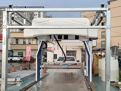 用户案例，镭翼SG仿形洗车机在广东省惠州市惠东县安装完成投入使用