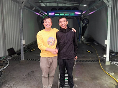 用户案例，镭鹰S90旗舰型洗车机在陕西省宝鸡市凱顺汽车服务安装完成