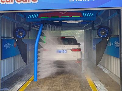 用户案例，镭鹰S90旗舰型洗车机在广东省台山市加油站安装完成交付使用