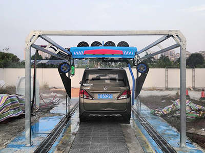 用户案例，镭鹰S90旗舰型洗车机在广东省惠州市惠东县加油站安装完成交付使用