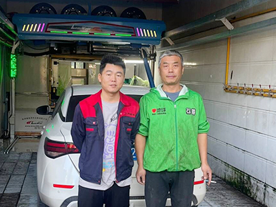 用户案例，镭鹰S90旗舰型洗车机在江苏省扬州市杰诚美车会所安装完成交付使用