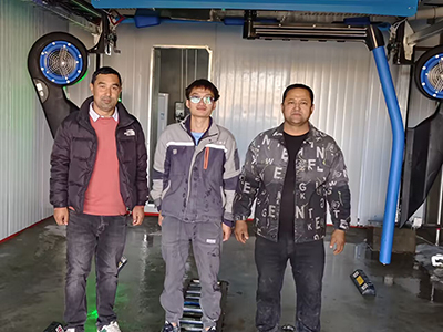用户案例，镭鹰S90旗舰型洗车机在新疆和田县力亚洗车行安装完成交付使用