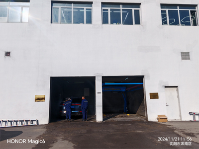 用户案例，镭鹰S90旗舰型洗车机在辽宁省沈阳市金廊林肯中心安装完成交付使用