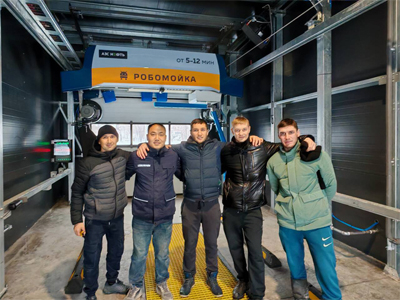 海外用户案例，三台LEISUWASH 360极速型洗车机在俄罗斯巴什科尔托斯坦共和国安装完成交付使用