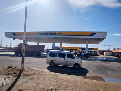 LEISUWASH S90旗舰型洗车机在内蒙古乌兰察布国际能源加油站安装完成交付使用
