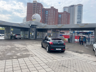 海外用户案例，LEISUWASH S90旗舰型自动洗车机在俄罗斯萨马拉安装完成交付使用