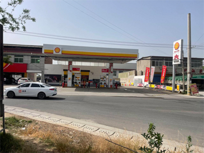 LEISUWASH S90洗车机在陕西省西安市延长壳牌加油站安装完成交付使用