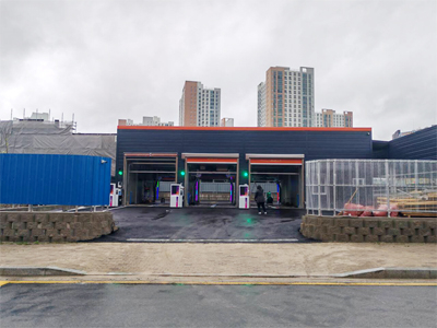 三台LEISUWASH SG PRO仿形高压无接触洗车机在韩国清州市安装完成交付使用