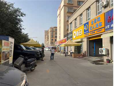 LEISUWASH S90旗舰型洗车机在新疆阿拉尔市全自动无人洗车安装完成交付使用